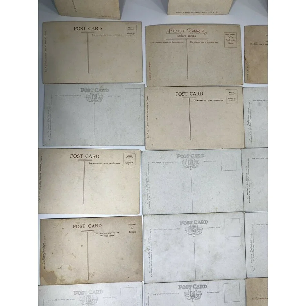 28 Vtg Postcards Torquay England Sands Cove Waldon West Front Beach Lot 1900s